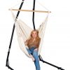Hanging Chair Stand-Black-Galvanized