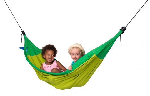 Green Organic Cotton Kids Hammock with Suspension