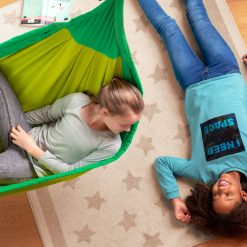 Alternative view of Green Organic Cotton Kids Hammock with Suspension