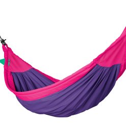 Alternative view of Purple Organic Cotton Kids Hammock with Suspension