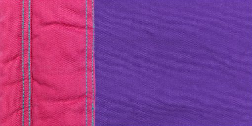 Purple Organic Cotton Kids Hammock with Suspension - Image 3