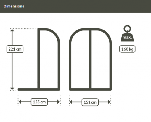 Arcada Galvanized Chair Stand - Image 6