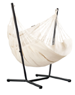 La Siesta Fiji Organic Cotton Basic Size Hammock Chair with Stand