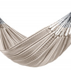 La Siesta Flora Zebra - Organic Cotton Double Size Classic Hammock