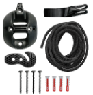 La Siesta FlexMount 1point Black - Universal Suspension Set for Hammock Chairs