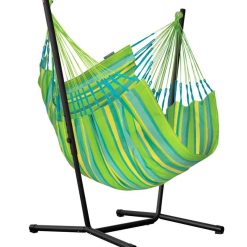 Alternative view of La Siesta Fiji Outdoor Weather-Resistant Comfort Size Hammock Chair with Stand