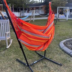 La Siesta Fiji Outdoor Weather-Resistant Comfort Size Hammock Chair with Stand