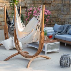 La Siesta Udine Eucalyptus - FSCâ„¢ certified Stand for Comfort Size Hammock Chairs